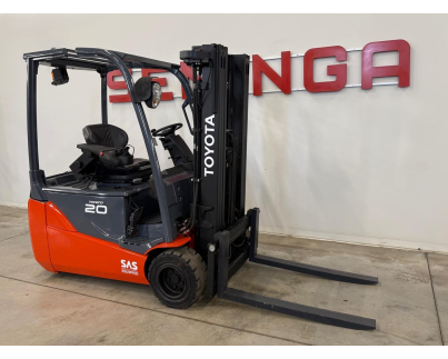 Electric forklift 11128 TOYOTA 8FBE20T.  Only 3764 operating hours!