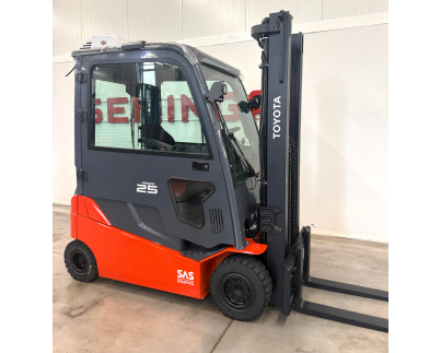 Electric forklift 11366 TOYOTA 8FBMT25 2137 working hours.