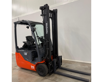 Electric forklift 11379 TOYOTA 8FBMEK18T. 1538 working hours.